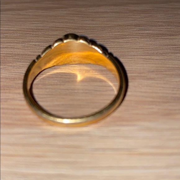 Vintage Avon Blue Topaz Ring Costume Jewelry - Picture 4 of 6